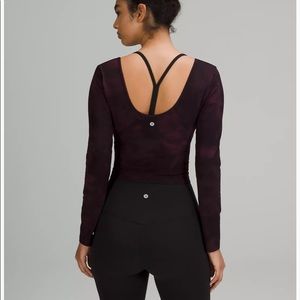 Lululemon Align long sleeve crop